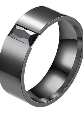 钛钢戒指男小众设计女高级感冷淡