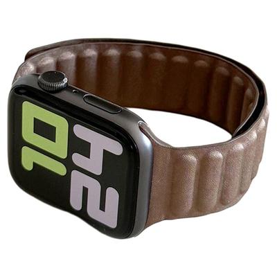 高质感真皮磁吸适用iwatch表带