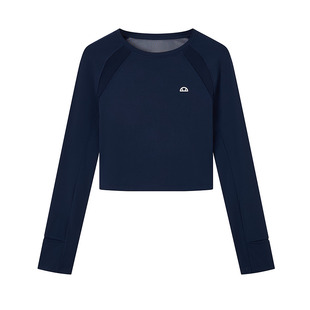 ellesse小贝壳26春新品网球服吸湿速干网纱设计显瘦长袖T恤上衣女