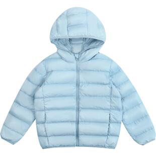 Cunyi纯一良品童装儿童羽绒服秋冬新品儿童舒适保暖绗版连帽外套