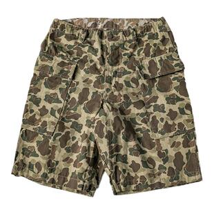 恶犬BRONSON M43 HBT猎鸭迷彩短裤 男士宽松工装多口袋裤子P42