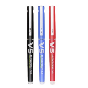 Pilot百乐BXC-V5中性笔可换墨囊墨胆签字针管笔0.5mm直液式水笔V7