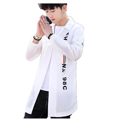 夏季中长款风衣男士韩版