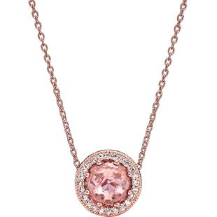 Pandora潘多拉心意项链套装胭脂粉色轻奢优雅礼物