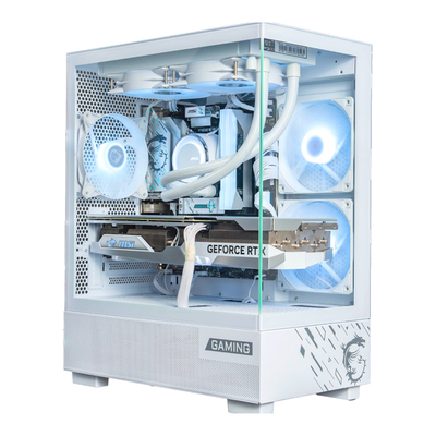 AMD锐龙纯白主机电竞游戏电脑