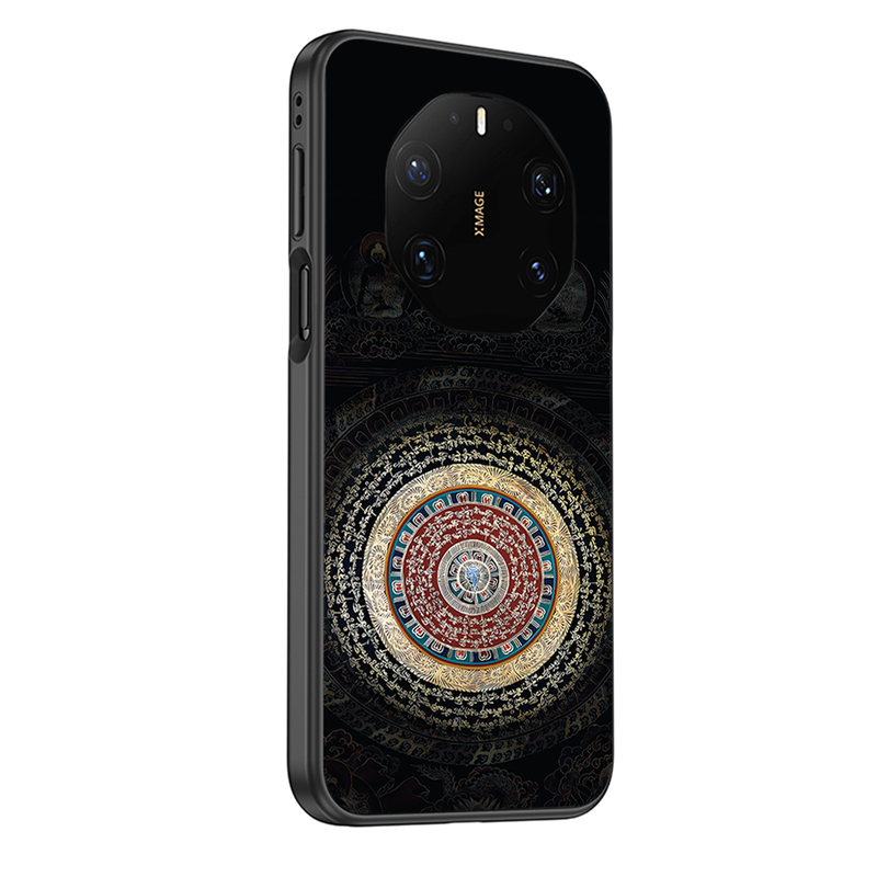 适用华为Mate80RS非凡大师手机壳全包软壳四角气囊防摔Huawei保时捷保护套六字真言创意高级磨砂不粘指纹时尚
