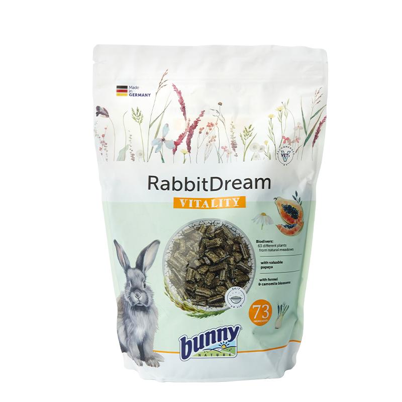 【自营】BunnyNature德国邦尼活力版成兔主粮高纤低钙美毛1.5kg