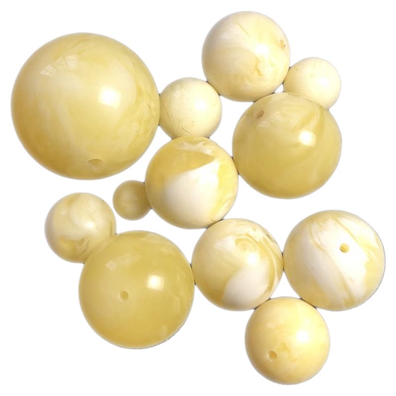 二代骨瓷星月金刚配珠琥珀蜜蜡
