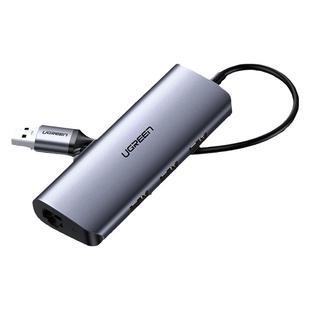 绿联(UGREEN)USB3.0转千兆网口扩展坞分线器外置网线转接头RJ45有线网卡转换器拓展坞适用台式笔记本集线器