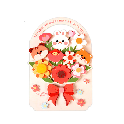 教师节礼物可录音花束贺卡送老师