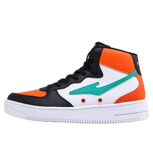 鸿星尔克男鞋高帮板鞋厚底休闲鞋男款秋冬鞋子官方旗舰店运动鞋男