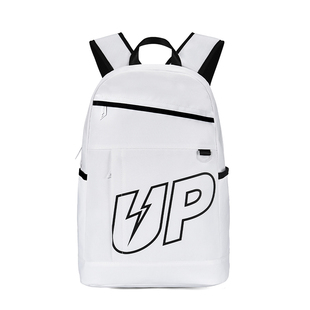 TURNUP美式双肩包女大学生旅行电脑包书包女高中生白色简约背包男