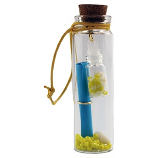 包邮一套盒装12只彩色沙子干花许愿瓶礼品装纸条的道具愿望收集瓶