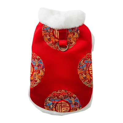 福气马甲冬天小猫咪衣服防掉毛冬装布偶猫宠物暹罗德文猫过冬棉衣