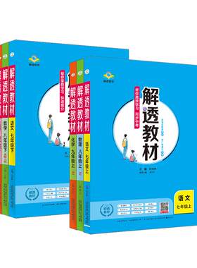 中学解透教材上下册任选