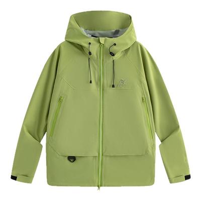 ppge硬壳压胶山系冲锋衣新款户外连帽情侣款防风防水运动登山服