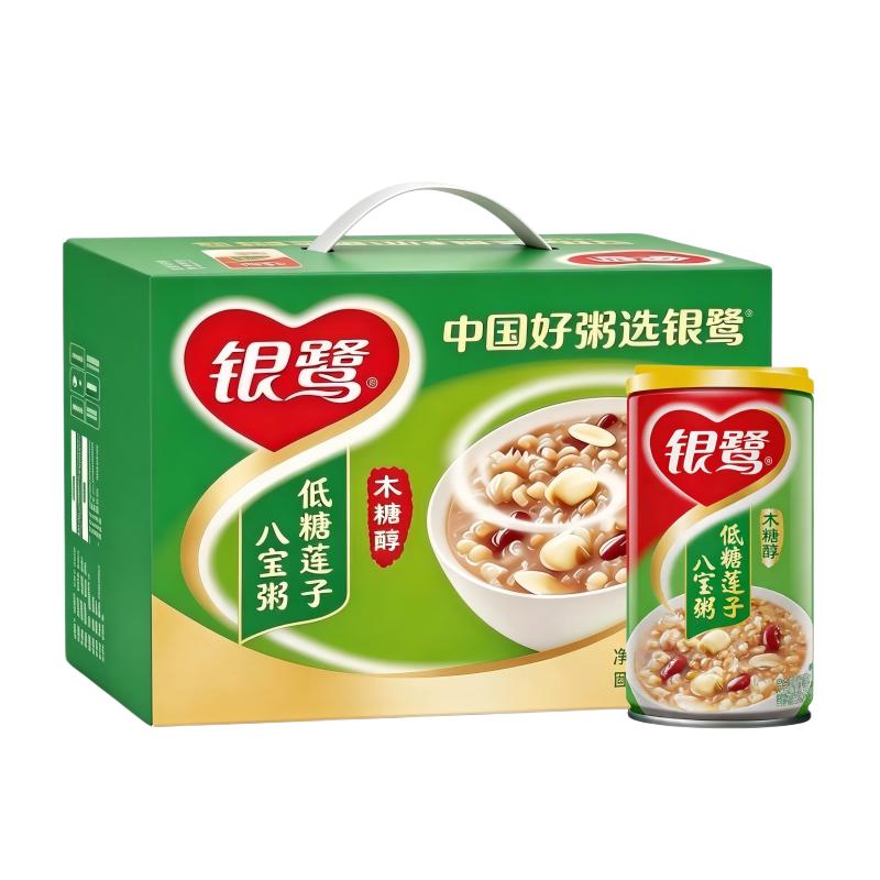 银鹭低糖莲子八宝粥360g*12罐