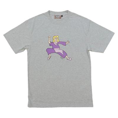 Auntys印花功夫卡通印花短袖t恤