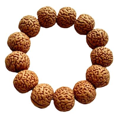 正圆桃核密纹20手串桩山桃核脑纹