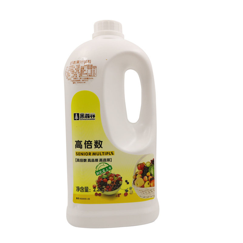 鲜活青苹果汁 薄荷汁水蜜桃汁菠萝汁浓缩果汁3kg5倍浓缩冲饮浓浆