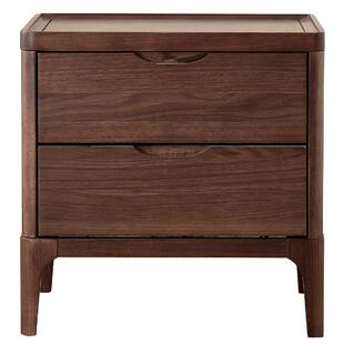 全友家居新中式乌金木床头柜卧室家用床边置物收纳小柜子2026新款