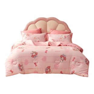 水星儿童被芯全棉针织被子母婴A类抑菌酷洛米美乐蒂四季被冬被