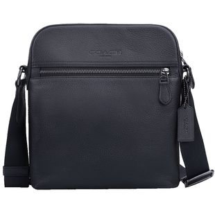 【店长推荐】COACH/蔻驰HOUSTON男包斜挎包公文包男款老花单肩包