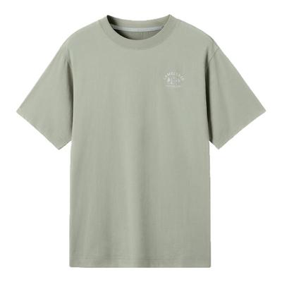 骆驼男装夏中性款圆领短袖T恤