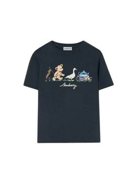 印花棉质T恤衫BURBERRY