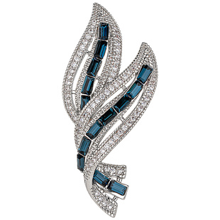 叶子胸花胸针女款高端精致时尚设计感小众收腰神器别针固定衣服