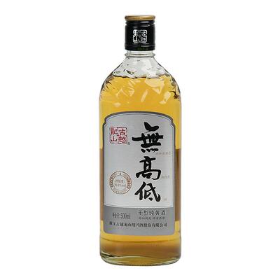 古越龙山绍兴黄酒无高低无焦糖色低糖高度黄酒500ml*1瓶