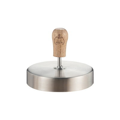 烤乐仕肉饼模具304不锈钢木手柄