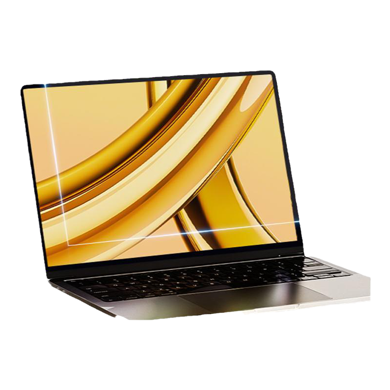 适用2026款苹果macbookair13/15寸屏幕膜M3pro14/16ar膜笔记本防反光膜高清增透抗指纹英寸显示屏保护膜全屏