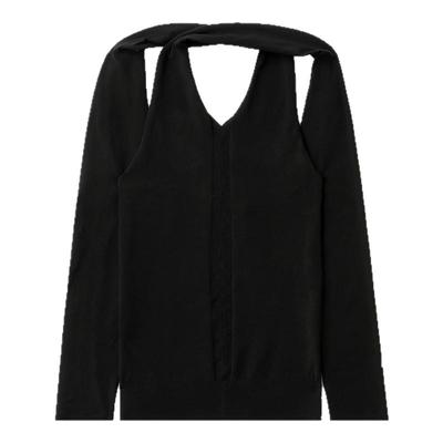 IT修身露背针织上衣性感时髦