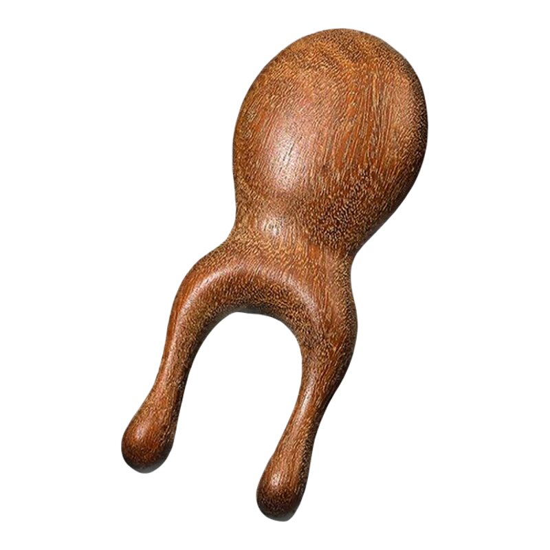 按摩棒青蛙按摩器檀木眼部按摩工