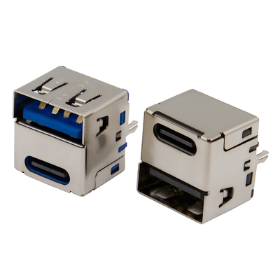 TYPE-C-14P二合一快充插座