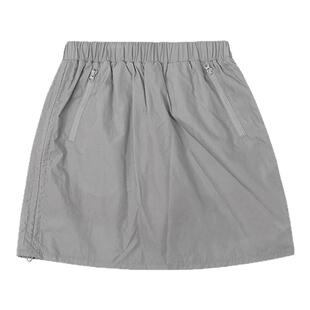三川一禾女士运动抽绳工装半身裙春夏新款山系风百搭休闲a字短裙