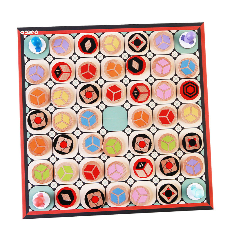 Djeco跳棋儿童益智多人游戏玩具