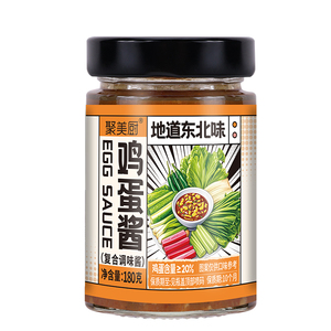 东北鸡蛋酱大酱蘸酱菜正三明治饭包酱油宗风味黄豆卷饼拌面下饭