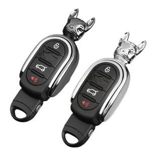 适用于宝马mini钥匙壳装饰迷你F56F55F54F60专用金属钥匙套扣改装