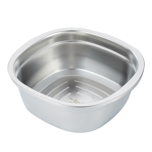 304不锈钢方盆正方形洗菜盆 电磁炉通用宿舍火锅盆厨房菜盆四方盆