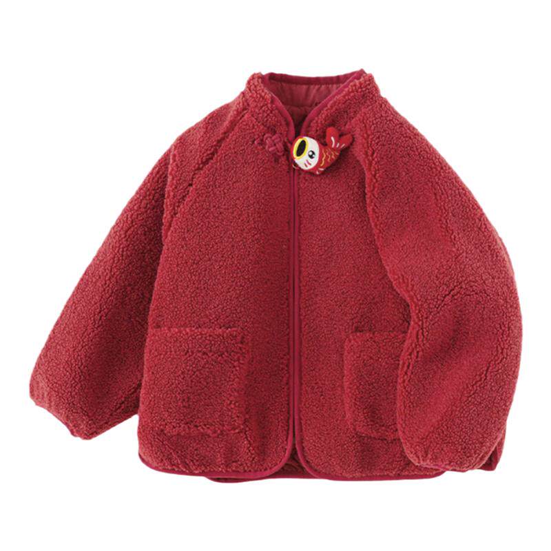 巴拉巴拉男童外套新年棉服拜年服