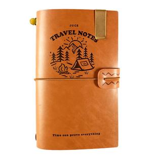 聚册盖章本旅行集章本原创设计空白复古风采用环保草香纸印章收集博物馆集章册盖章收集本景区打卡印章纪念