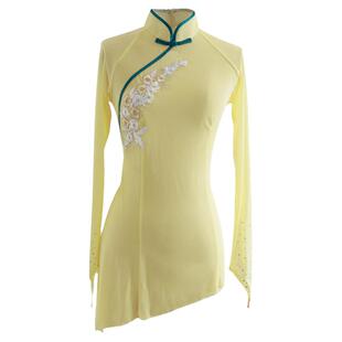 古典舞身韵练功服女民族民间舞蹈纱衣飘逸胶州秧歌舞蹈服演出服装