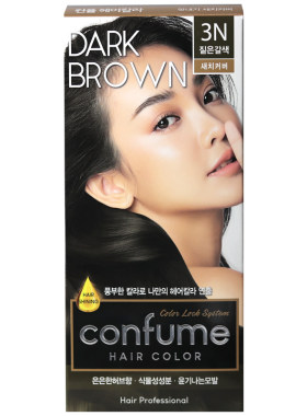 植物盖白confume正品染发剂韩国