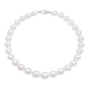 正品假一赔十天然珍珠项链10-11mm近圆强光微暇送妈妈婆婆礼物