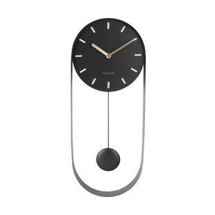 荷兰KARLSSON摇摆挂钟北欧简约现代客厅金属创意个性进口时尚钟表