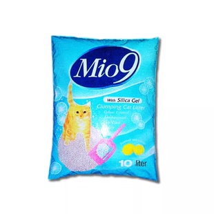 宝时洁妙九猫砂柠檬香 Mio9猫砂低粉尘凝结10L结团除臭猫沙