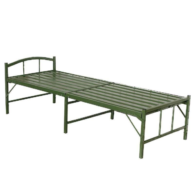 折叠床单人床家用可折叠铁床午休午睡床成人铁艺床陪护床加固铁床