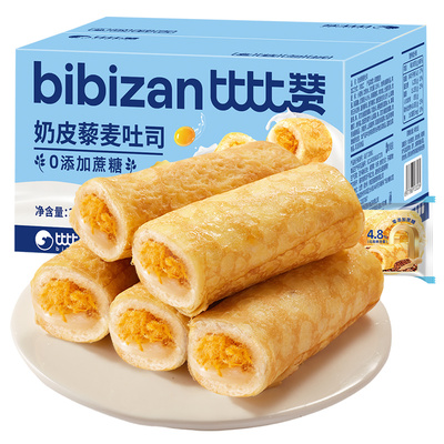 比比赞奶皮藜麦吐司早餐面包